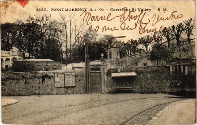 CPA Montmorency Carrefour St Valery (1319949)