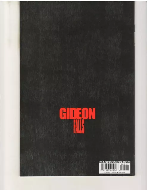 GIDEON FALLS #1C, Jock Variant, 1st Print, NM or better, (Image Comics, 2018) 2