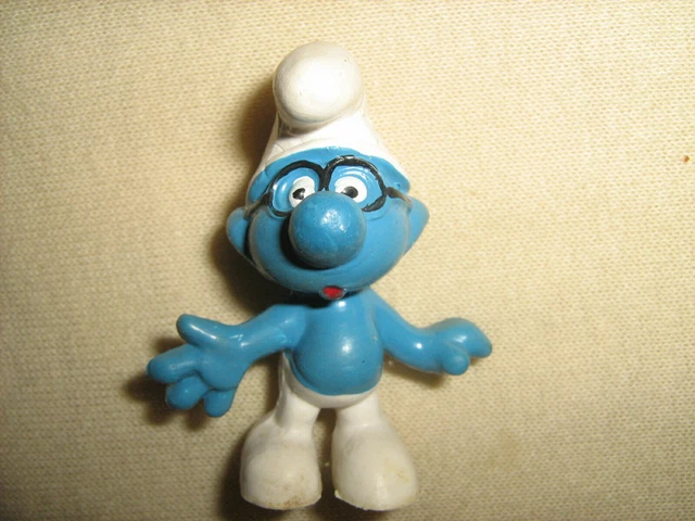 SMURF SCHLUMPF Schtroumpf nageur bouée B