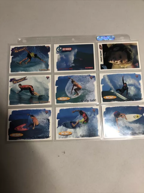 Futera Surfing Cards 1995 Various Including Kelly Slater