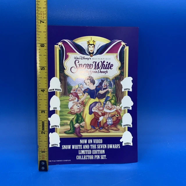 WALT DISNEY SNOW White and Seven Dwarfs Pin Set Trading Limited Edition ...