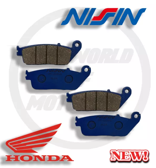 Coppia/Pastigle Honda Cbf/500 2004-2008 Originali Nissin 2P-202Ns Anteriori Moto