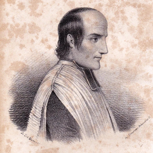 PORTRAIT XIXE GUSTAVEFRANÇOISXAVIER de La Croix de Ravignan Bayonne