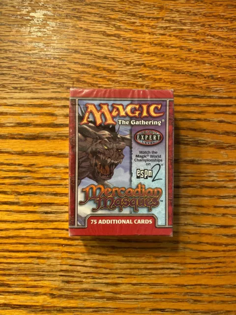 Mercadian Masques 75 Card New Factory Sealed Tournament Deck NM/M  (RG) 4RCards