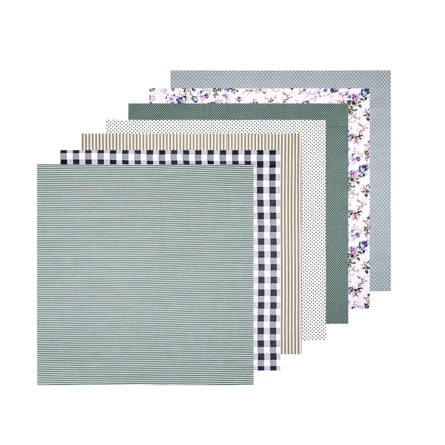 Sewing Craft Bundle Patchwork Fabric Cotton Embroidery Squares
