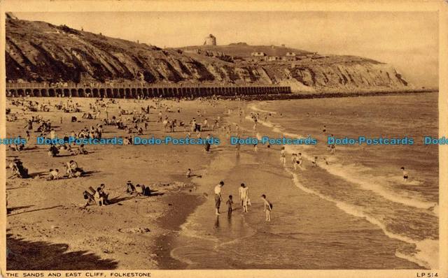 R042159 The Sands and East Cliff. Folkestone. Lansdowne
