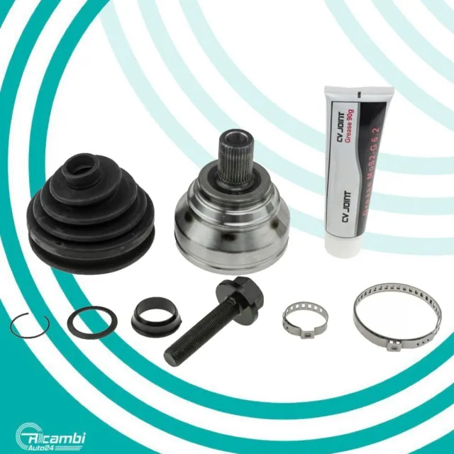 Kit Giunto Omocinetico Lato Ruota Per Audi A3 8P1 Vw Golf V 1K1 Oe Rif 1Km498099