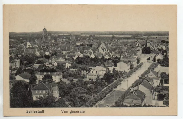 SELESTAT Schlettstadt Alsace Bas Rhin CPA 67 vue generale