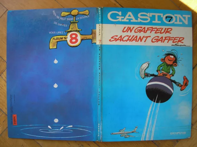 Gaston 7 Un Gaffeur Sachant Gaffer Edition Dupuis 1972 Tbe Franquin