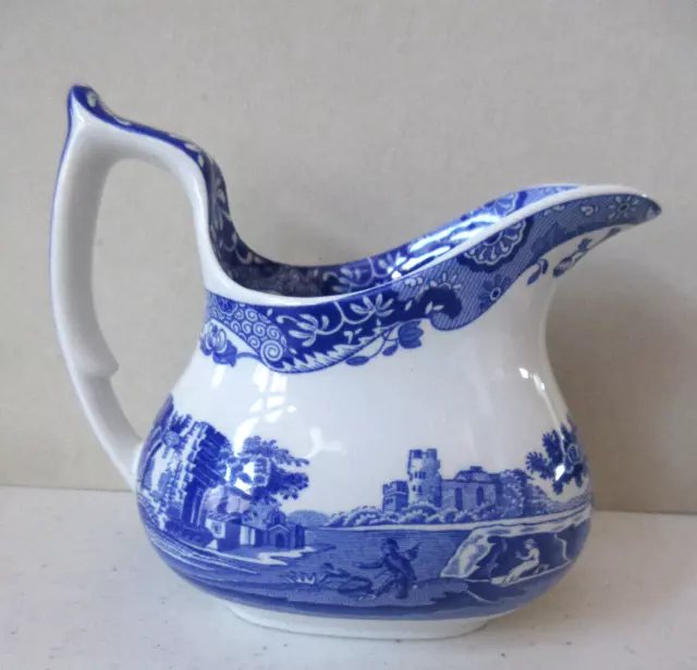 Spode Blue & White Italian Creamer Made in England Design C1816Z NEW