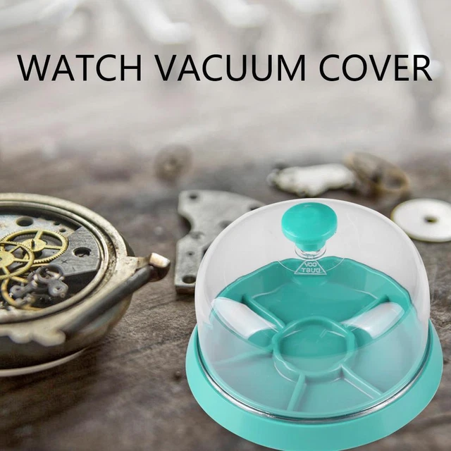 6 Slots Watchmaker Repair Tool with Transparent Cover Plastic for Watch Repair F
