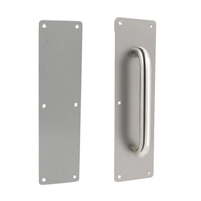 POLISHED AND DURABLE Stainless Steel Push Pull Handle for Everyday Use