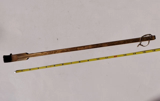 Vintage Primitive Hand Carved Wooden Back Scratcher 17 inches