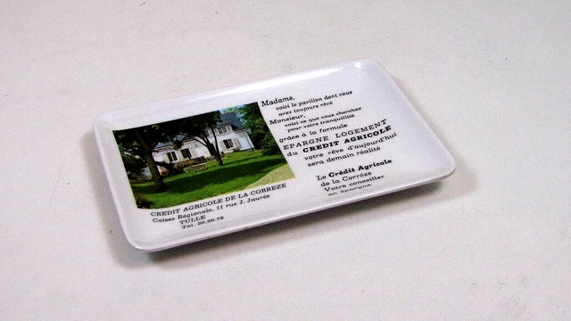 Cendrier Publicitaire Ancien – Bistrot – Crédit Agricole Mutuel CAM – Vintage