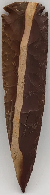 Huge 7 3/8" Flint Spearhead Spear Point Knife Blade Arrowhead Native Stone Tool Huge 7 3/8" Flint Spearhead Spear Point Knife Blade Arrowhead Native Stone Tool