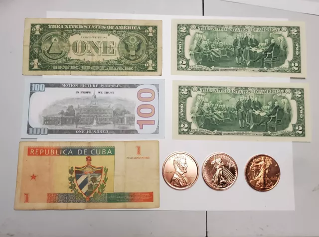 Coin Collection Lot Silver Certificate Star Note Copper Bullion 1909-S Vdb