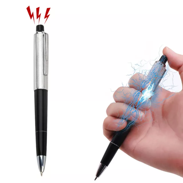 Shocking Pen Remote Stapler Can Electric Shock Novelty Fake Gag Prank Joke  Fun