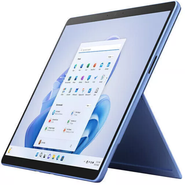 Microsoft Surface Pro 9 13" Tablet, Intel i5, 8GB/256GB, Sapphire
