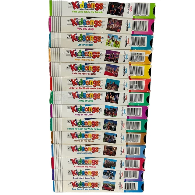 KIDSONGS VHS TAPES I'd Like to Teach the World to Sing EUR 7,34