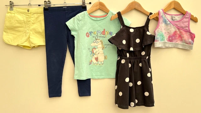 Girls Bundle Of Clothes Age 4-5 Nutmeg Tu