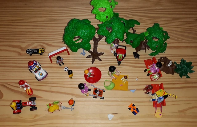 Playmobil Ville Parc Jardin Enfant Maman Bebes Jeux