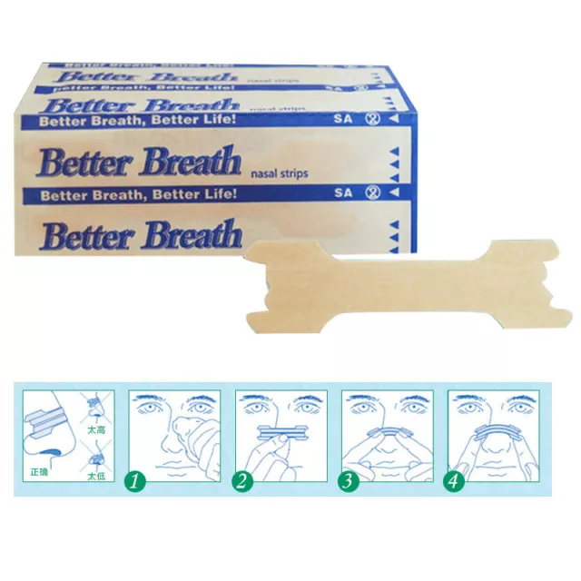 CHEAPEST  Nasal Nose Sleep strips better breathe Stop Snoring Breath Easier UK* 2