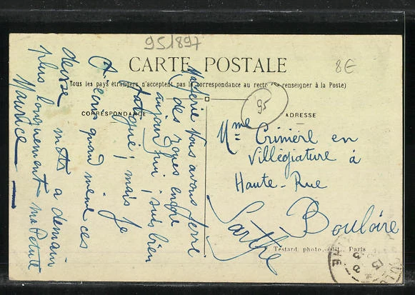 CPA Franconville, Boulevard de la Mairie 1923 2