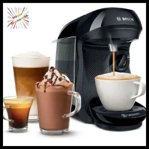 BOSCH TASSIMO T10 HAPPY Rouge et anthracite Machine a café multi-boissons 0.7L - 1400W avec