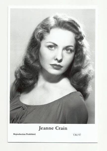 (Bx28) Jeanne Crain Swiftsure Photo Postcard (136/47) Filmstar Pin Up Glamor