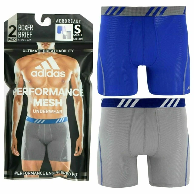 MEN ADIDAS PERFORMANCE Mesh Climacool (BlueGrey) Boxer Brief 2Pack