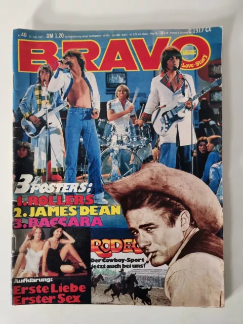 Bravo 40 vom 22.9.1977 BCR / Baccara / Elvis / Otto Waalkes / ELP / Dean (D718)