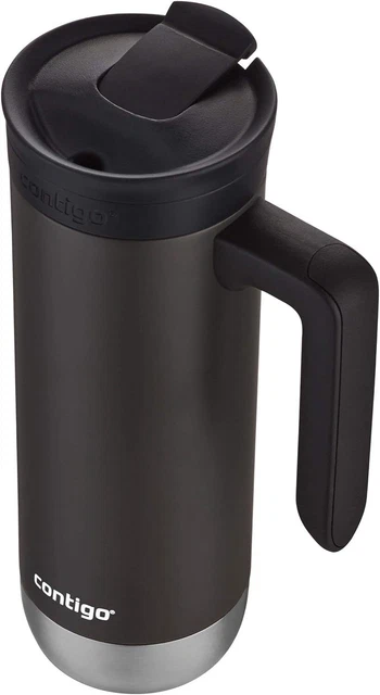 Coffee Travel Mug With Handle Stainless Steel Cup Tumbler Thermos Insulated 20oz