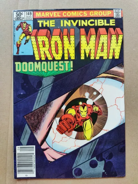 The Invincible Iron Man #149 (1981) FN+ Doctor Doom Doomquest