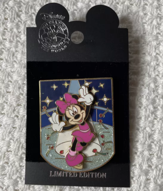 Winter Sports Series Ice Figure Skating Minnie 3D 17916 Disney Pin DLR