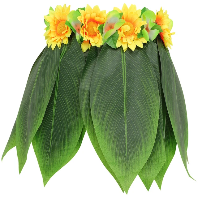 tropical beach party outfit Festival Party Performance Leaf Hula Jupe Party Cost