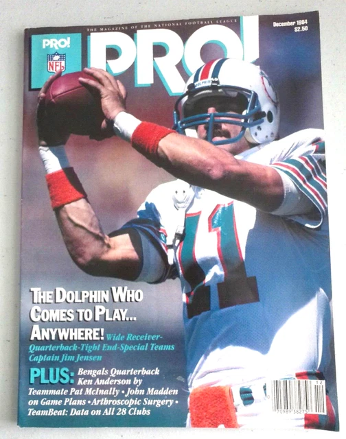 VINTAGE DECEMBER 1984 Nfl Pro! Magazine, Jim Jensen/Miami Dolphins