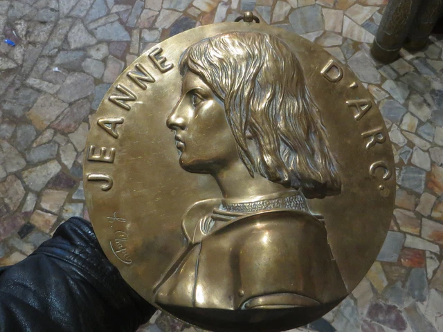 Médaille Jeanne D'Arc Calais 1910 – Bronze Argenté Concours De Tir Desaïde