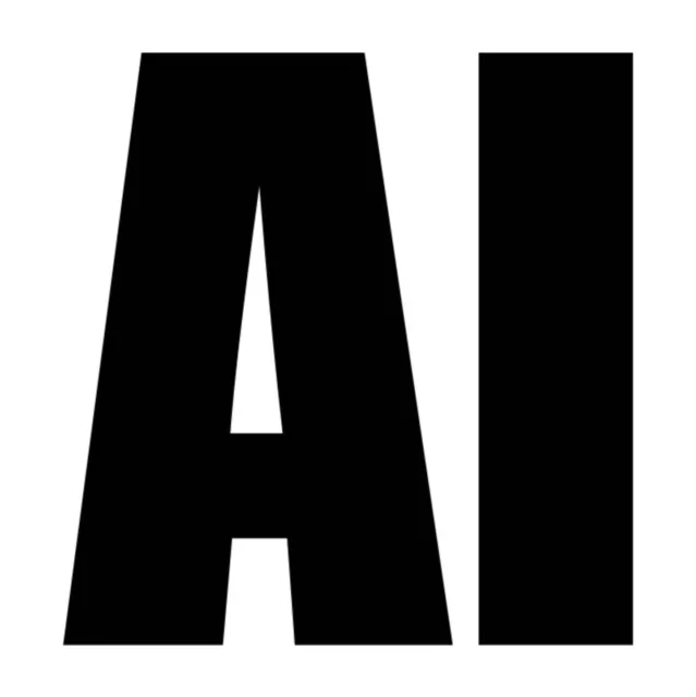 AI Sticker - Artificial Intelligence  Decal - Select Color And Size