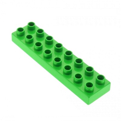 Duplo 1x Lego Duplo Construction Basic Plaque Rouge Foncé 12x6 Set Ferme 4686 4196 