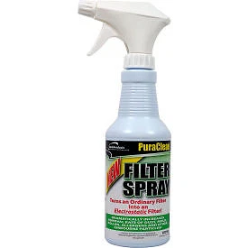Qwik Products PuraClean Filter Spray QT2700 - 16 Oz. Bottle Qwikproducts¿ Qwik
