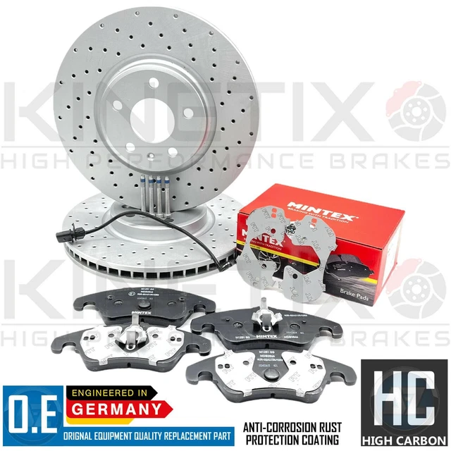 Kit Freins Disques & Plaquettes AV & AR Pour Audi Q7 SQ7 TDI Quattro - Réf. OE 4M0 615 301AD Etc. - Marque AP/LPR - Neuf