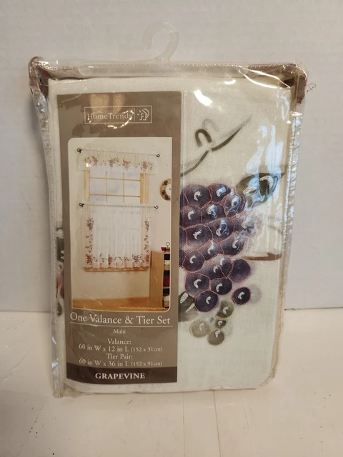 Nuevo Home Trends Cefa y Nivel Set Grapevine 60x12 60x36 Nuevo