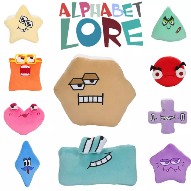 ALPHABET LORE PLUSH Toy Pillow With Russian Letters Cute And Huggable  Stuffed $14.80 - PicClick AU