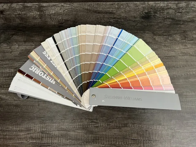 SHERWIN WILLIAMS COLORSNAP Fandeck 2018 Paint Chip Swatch Color Samples