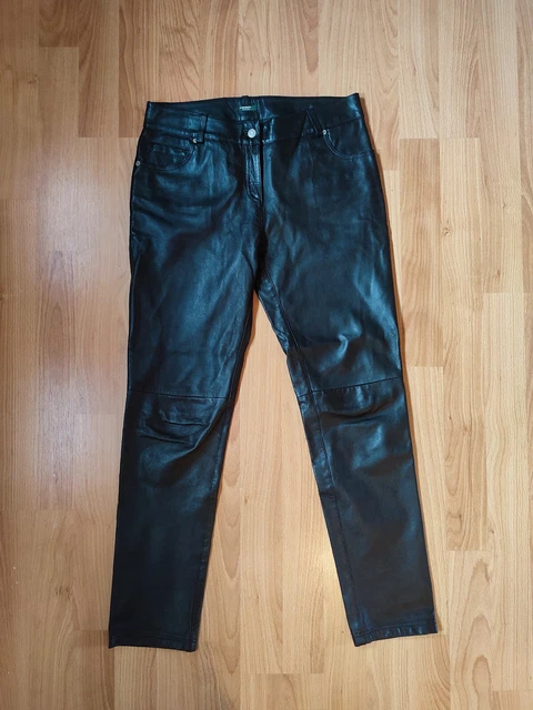 Legging Bi-matière Imitation Cuir à L'arrière - Taille Unique - Neuf Avec étiquettes