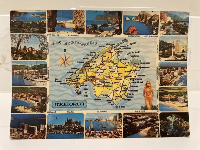 Picture Postcard - Mallorca (Multiview) Map