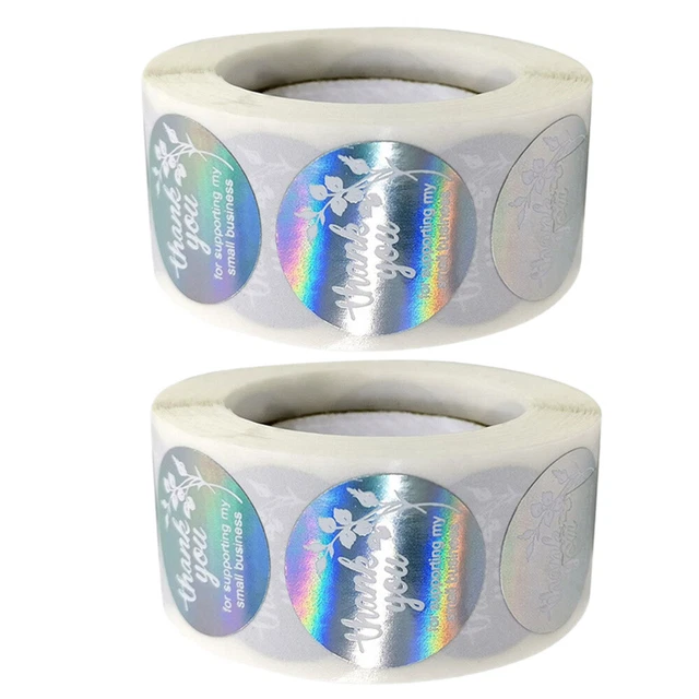 Aufkleberrolle Dekorative Aufkleber Für Umschläge Danke Etiketten Siegel 2 Rolls