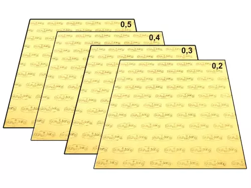 Kit fogli di carta per guarnizioni motore 0,2 - 0,3 - 0,4 - 0,5 mm