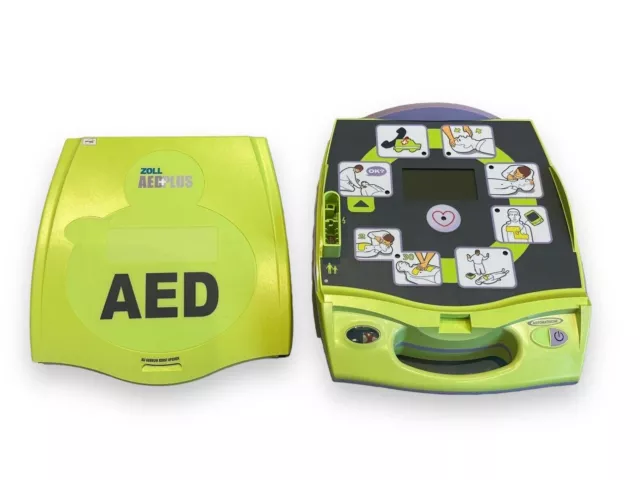 ZOLL AED Plus Automatic + CPR Stat-Padz , Batteries & Bag 3
