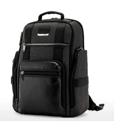 TUMI UNISEX SHEPPARD DELUXE BRIEF PACK Bag Backpack Black/Gray 0232389GT3